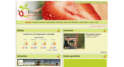 Desktop Screenshot of kueppers-erdbeeren.de